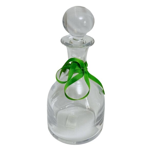 William Yeoward Decanter Luxury Barware Clear Glass Bottle with Stopper NEW - Picture 2 of 9